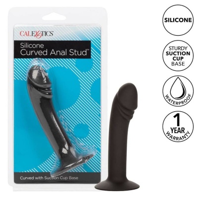 CalExotics Curved Anal Stud Silicone Plug - image 3