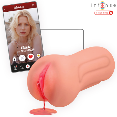 Intense First Time Erika Virgin Masturbator with Bleeding