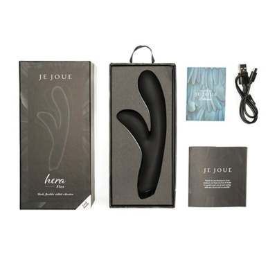 Je Joue Hera Flex Rabbit Vibrator Black - image 4