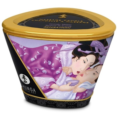 Shunga Lavender Massage Candle 170ML - image 3
