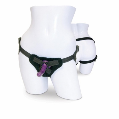 Sportsheets - Sex & Mischief Strap-On & Silicone Dildo Kit Foto van Sportsheets - Sex & Mischief Strap-On & Silicone Dildo Kit