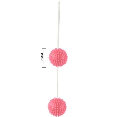Baile A Deeply Pleasure Pink Textured Balls 3.6 Cm - image 4