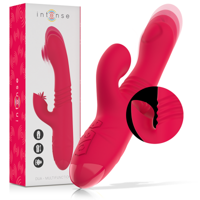 Intense Dua Multifunction Vibrator Red Tongue