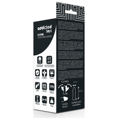 Addicted Toys Penis Extension Sleeve 18cm - image 4