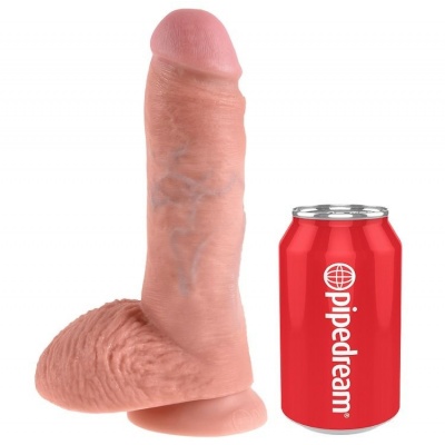 King Cock 8 Dildo Flesh Balls 20.3 CM - image 4