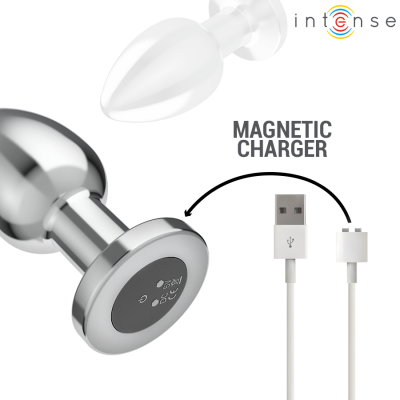 Intense Anal Plug Metal 10 Vibrations L with Remote - image 6