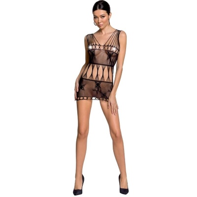 Passion Woman Bs090 Black Bodystocking One Size - image 1