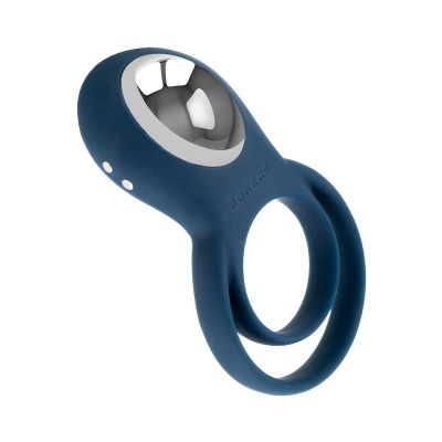 Foto van Boners - Vibrerende Cockring voor Koppels - Blauw