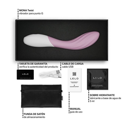 LELO Mona Twist G-Spot Vibrator Lavender - image 5