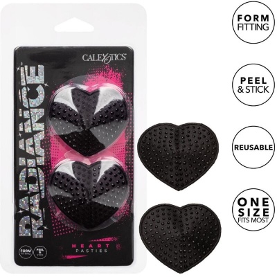 Radiance Heart-Shaped Jewel Nipple Shields - image 1