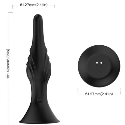Armony Vibrator Anal Plug Remote Control Black - image 3