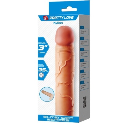 Pretty Love Kylian Penis Extender 3 Inches Flesh - image 6
