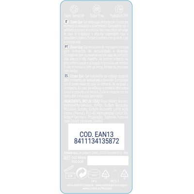 Control 2-in-1 Massage Pleasure Gel Mediterranean Sea 200ML - image 2
