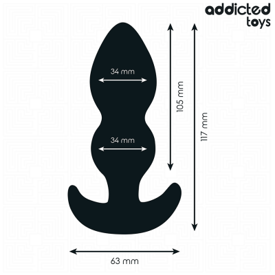 Addicted Toys Anal Plug Silicone L 11.7CM - image 4