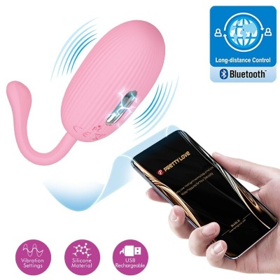 Pretty Love Doreen Pink Vibrating Egg Dual Cord