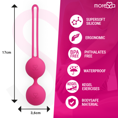 Moressa Osian Three Pink Kegel Balls - image 4