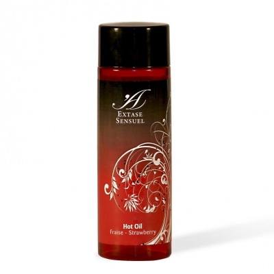 Extase Sensual Strawberry Heat Oil 100ML - image 2