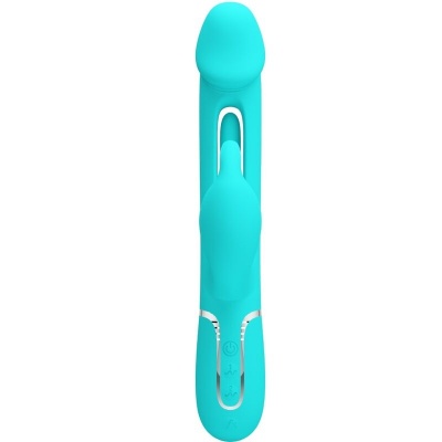 Pretty Love Kampas Rabbit Vibrator Tongue Aqua Green - image 2