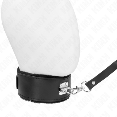 KINK Necklace Black Leather Lace 40-48cm - image 2
