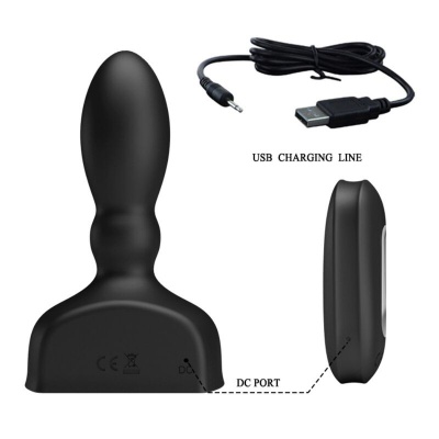 Mr Play Black Inflatable Anal Plug Remote - image 3