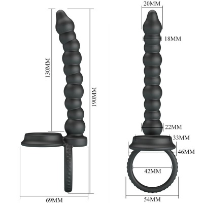Pretty Love Dillion Double Penetration Cock Ring - image 6