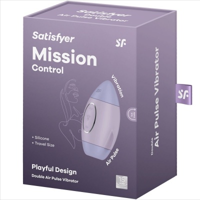 Satisfyer Mission Control Lilac Mini Air Pulse Vibrator - image 5