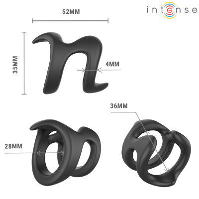 Intense Nikolaj Adjustable Penis Ring Model 8 - image 5