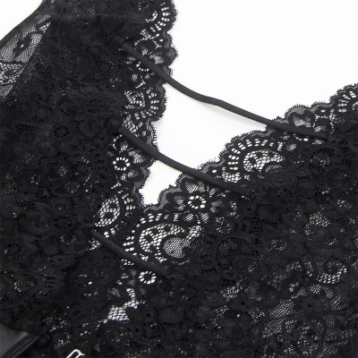 Subblime Sexy Body Garter Belt Black L/XL - image 7