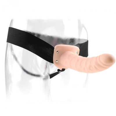 FETISH FANTASY SERIES - 19 Cm Hollow Strap-on Natural - image 5