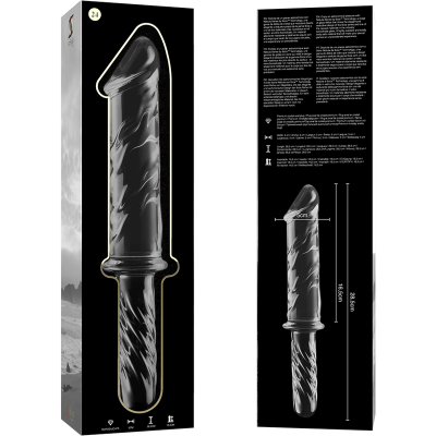 Nebula Series Model 24 Clear Glass Dildo 28.5cm - image 6