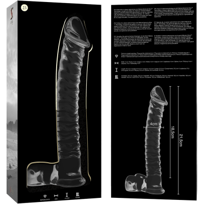 Nebula Series Model 23 Clear Glass Dildo 21.5cm - image 6