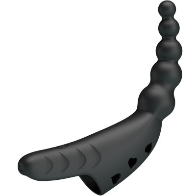 Pretty Love Jordin Finger Vibrator 10 Functions Black - image 3