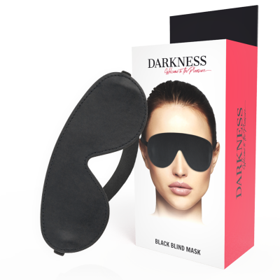 DARKNESS High Quality PVC Eye Mask Black