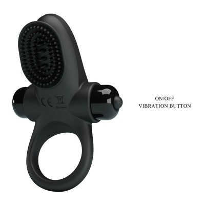 Pretty Love Black Vibrator Ring II - image 7