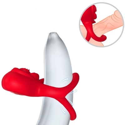 Armony Ring Vibrator Heart Red - image 2