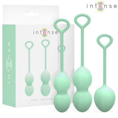 Intense Charli Kegel Ball Kit - Light Jade Green