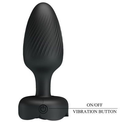 Pretty Love Varian LED Anal Plug Black 10.8CM - image 8