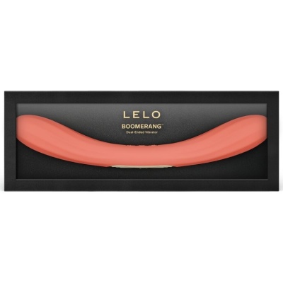 LELO Boomerang Double-Ended Vibrator Coral Red - image 3
