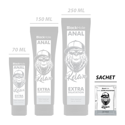 BLACK HOLE - Water Based Gel Extra Dilatation Single Dose 6 ML - image 2