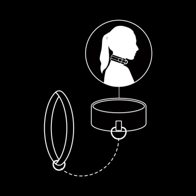 Fetish Submissive Neoprene Collar with Leash - image 11