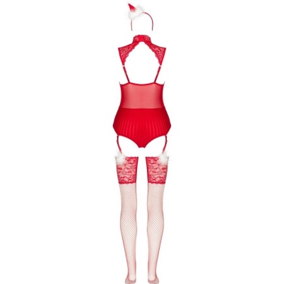 Livco Corsetti Fashion Limpid Snowflakes Lc 90604 Body + Stockings ... - image 4