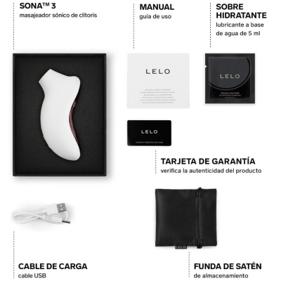 Lelo Sona 3 Sonic Clitoral Massager Cream - image 5