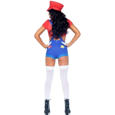 Leg Avenue Sexy Mario Bros Costume Red S - image 3