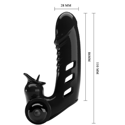 Pretty Love Corbin Black Vibrator Finger Cover - image 6