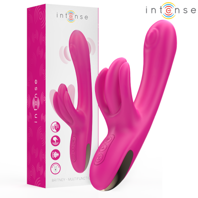 Intense Britney Multifunction Rabbit Vibrator 23 CM Pink