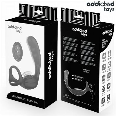 Addicted Toys Dual Prostatic Cock Ring Remote Control - image 4