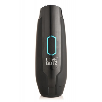 Foto van XR Brands - Stotende en Vibrerende Masturbator - Zwart
