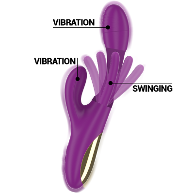Intense Apolo Rechargeable Vibrator Purple - image 3