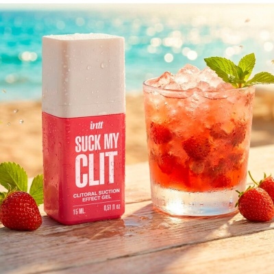 INTT Suck My Clit Suction Effect Gel Wild Strawberry 15ml - image 6