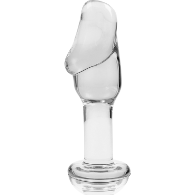 Model 6 Anal Plug Borosilicate Glass Clear 12.5 cm -o- 4 cm - image 5